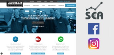 Totaalpakket voor Autoglass Benelux: Website en online marketing