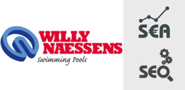 Online marketing voor Willy Naessens Zwembaden