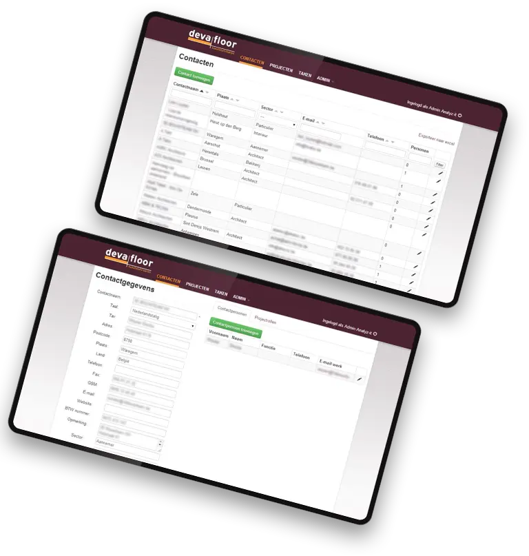 CRM-systeem op maat voor Devafloor