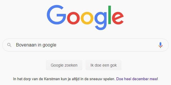 bovenaan-in-google