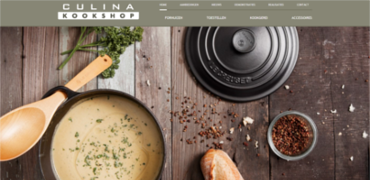 Gebruiksvriendelijke website voor Culina