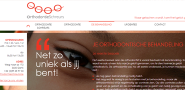 Professionele website voor Orthodontie Schreurs