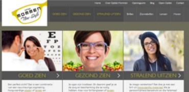 Gebruiksvriendelijke website voor Optiek Mommen