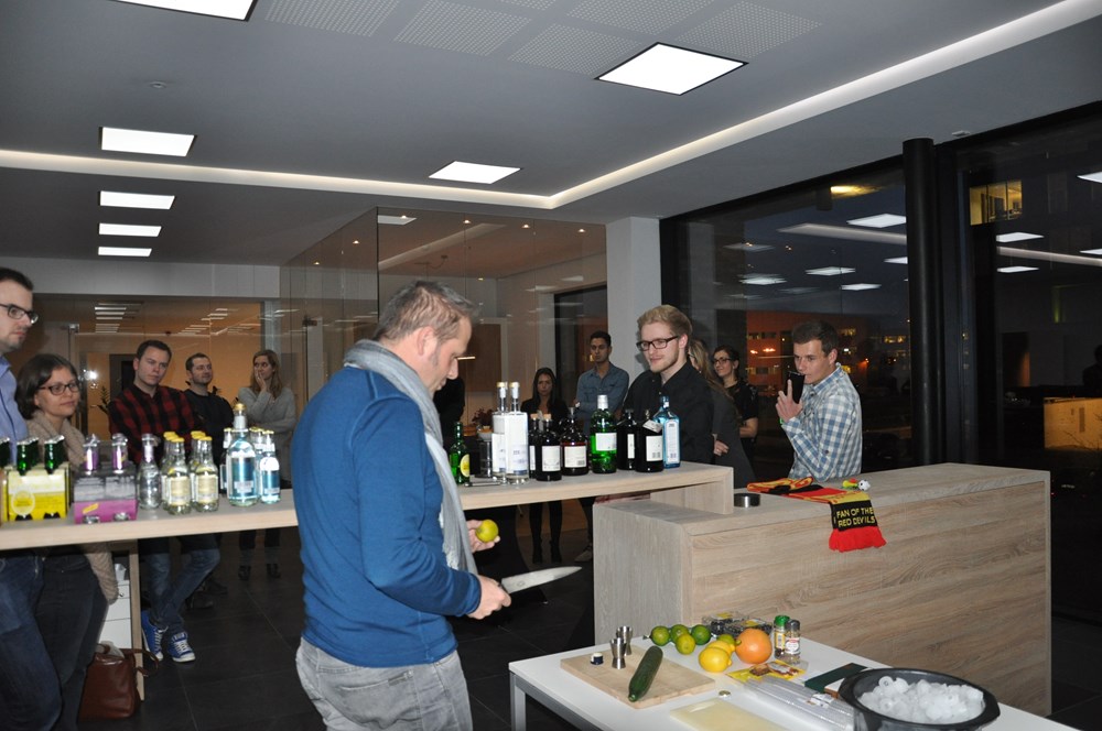 Analyz-it gin-tasting voorbereiding