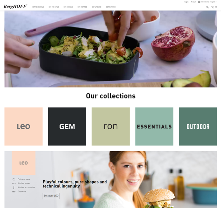 Redesign Website Webshop BergHOFF Worldwide Redesign Website Webshop BergHOFF Worldwide