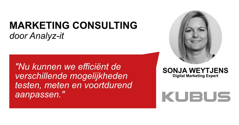 marketing consulting voor KUBUS marketing consulting voor KUBUS