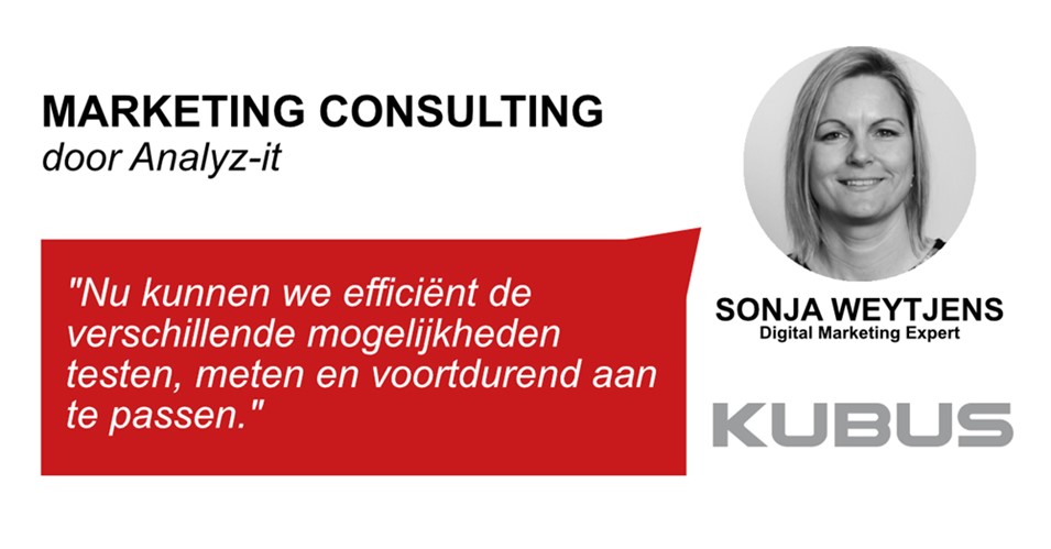 Marketing consultant voor KUBUS Marketing consultant voor KUBUS