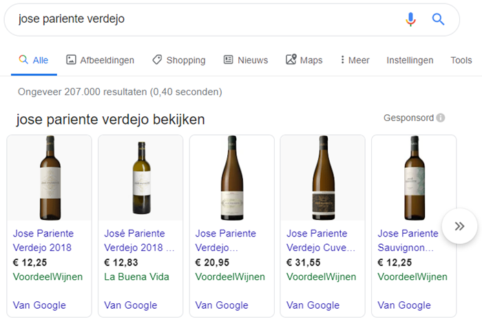 online adverteren voorbeeld