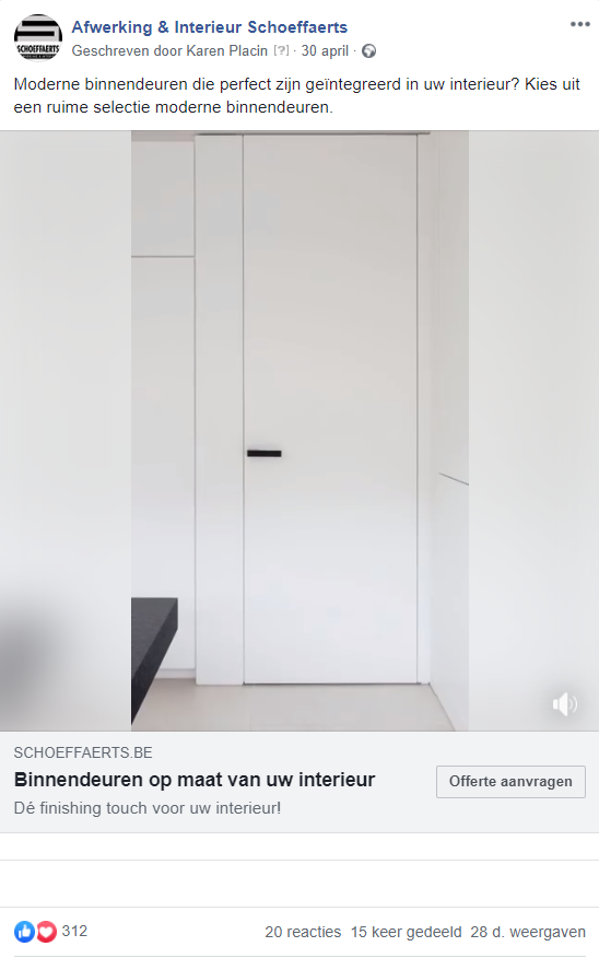 online marketing voor Schoeffaerts afwerking en interieur online marketing voor Schoeffaerts afwerking en interieur
